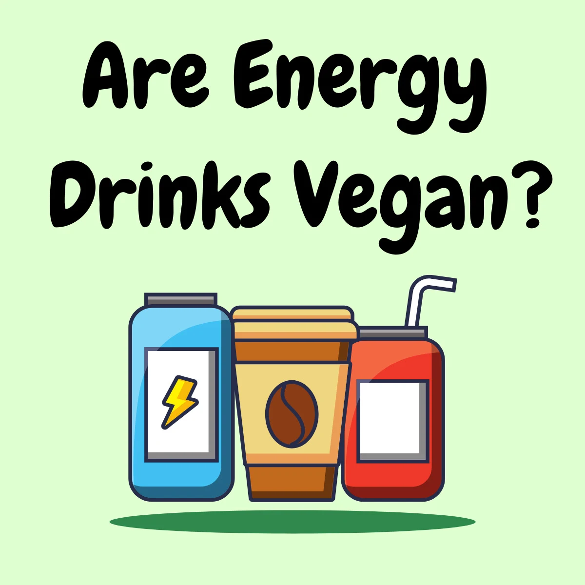 Are energy drinks vegan featured image | Girl Meets Food
