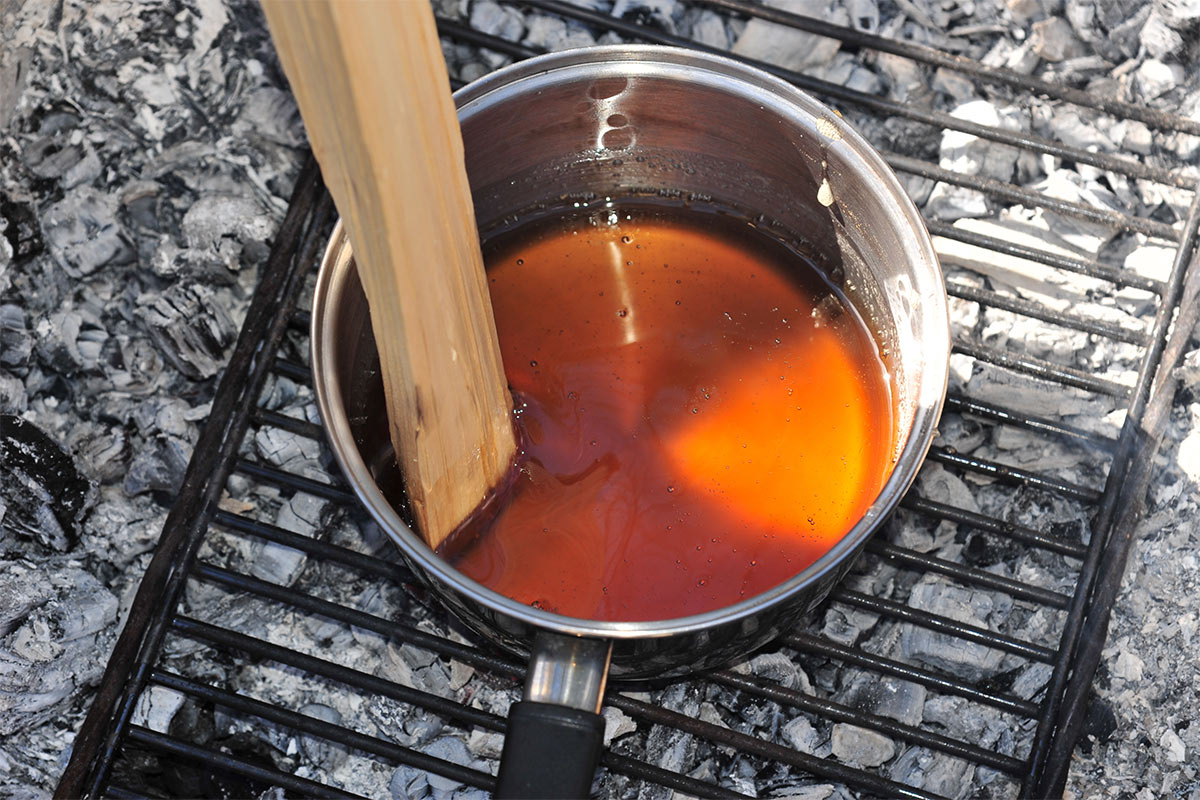 Maple syrup production on a fire | Girl Meets Food
