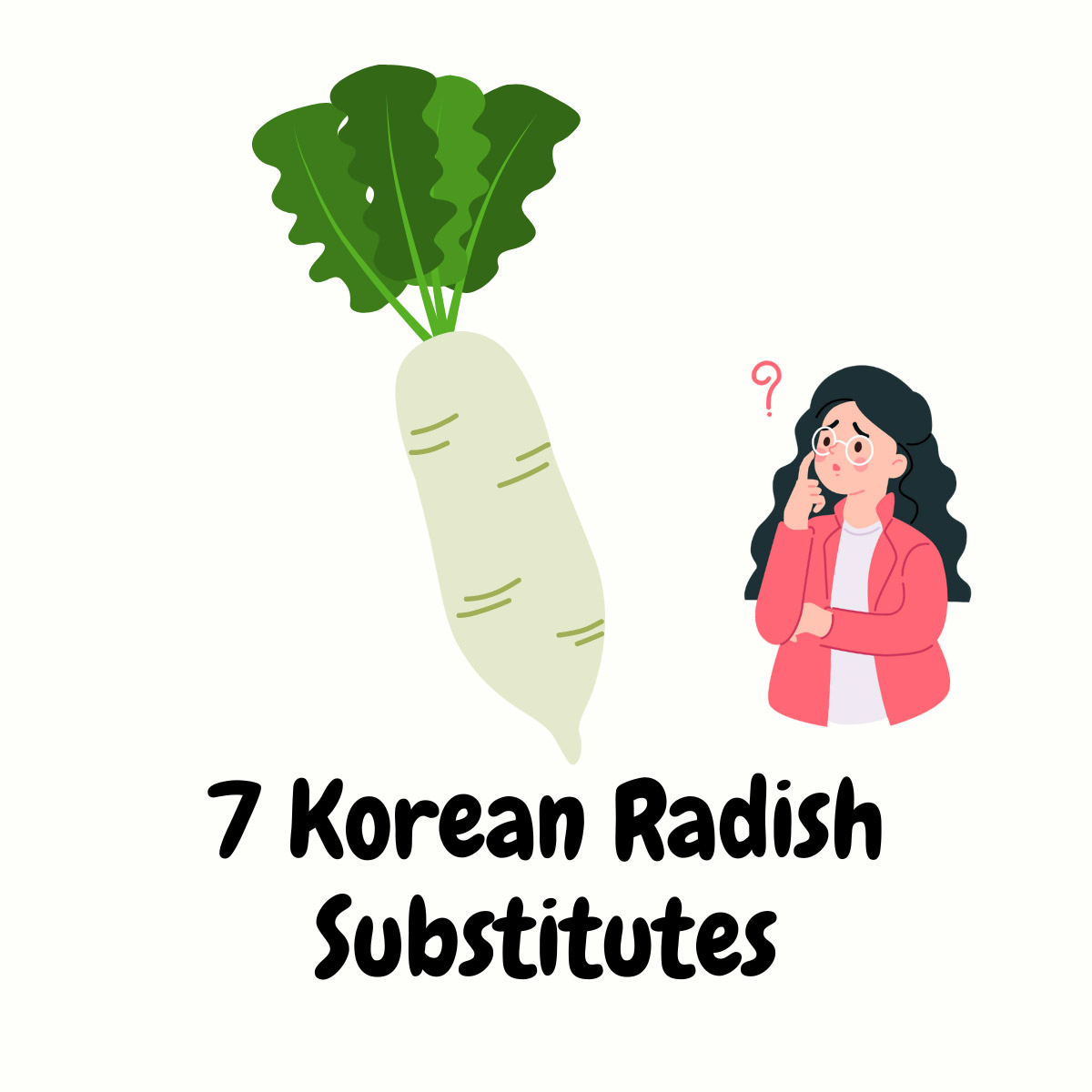 Korean Radish Substitutes featured image | Girl Meets Food