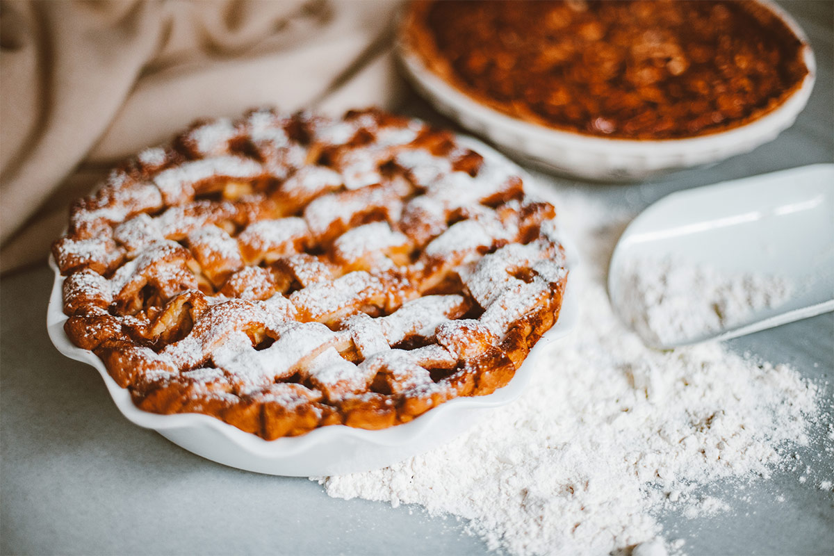 Close-up photo of baked pie | Girl Meets Food