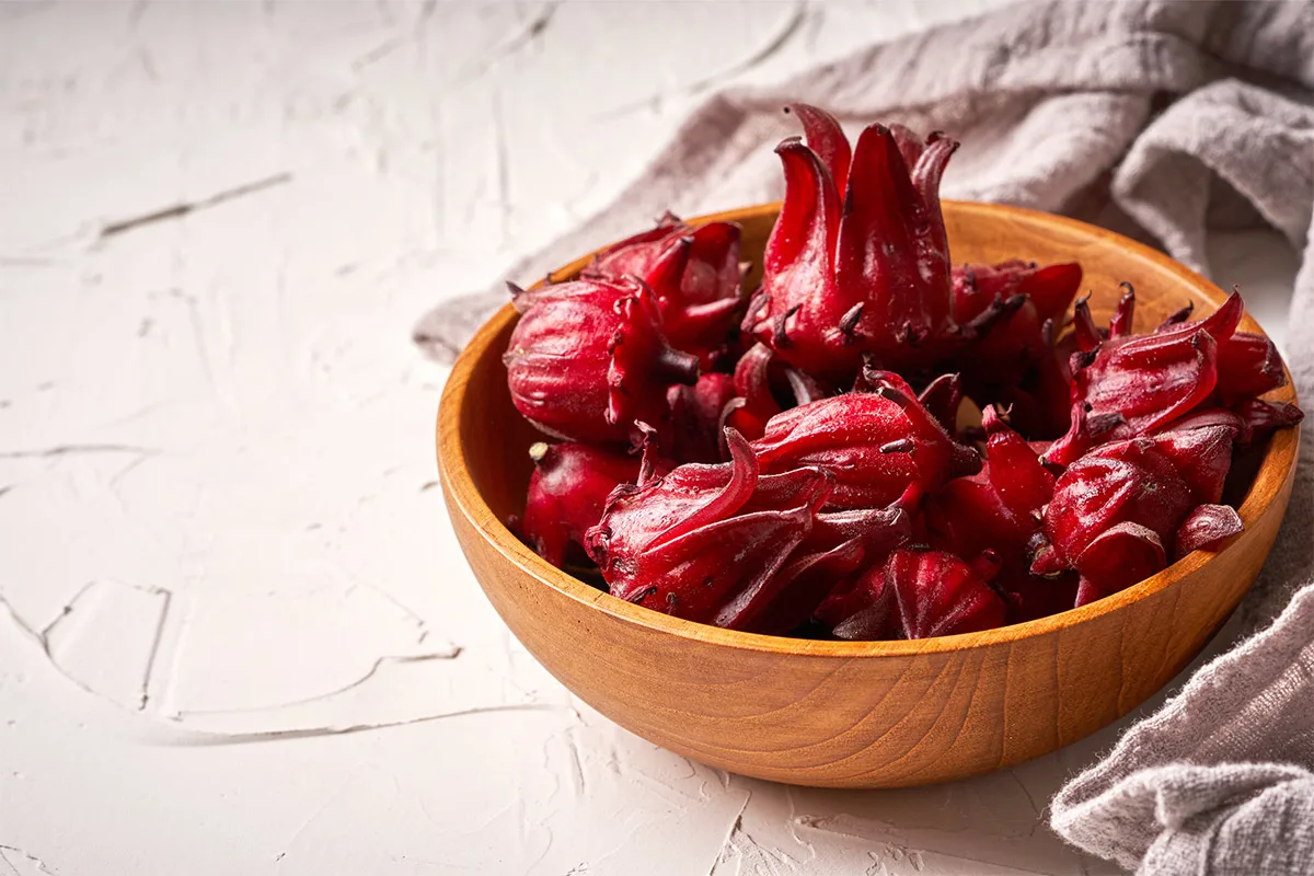 Roselle fruits in a wooden bowl | Girl Meets Food