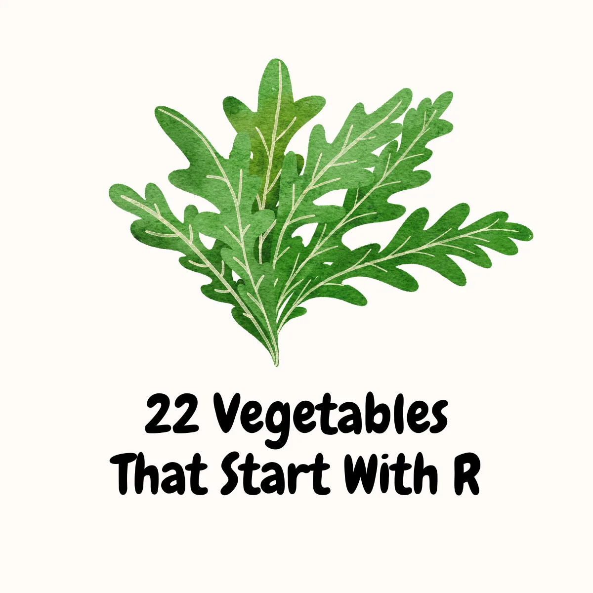 Vegetables That Start With R featured image | Girl Meets Food