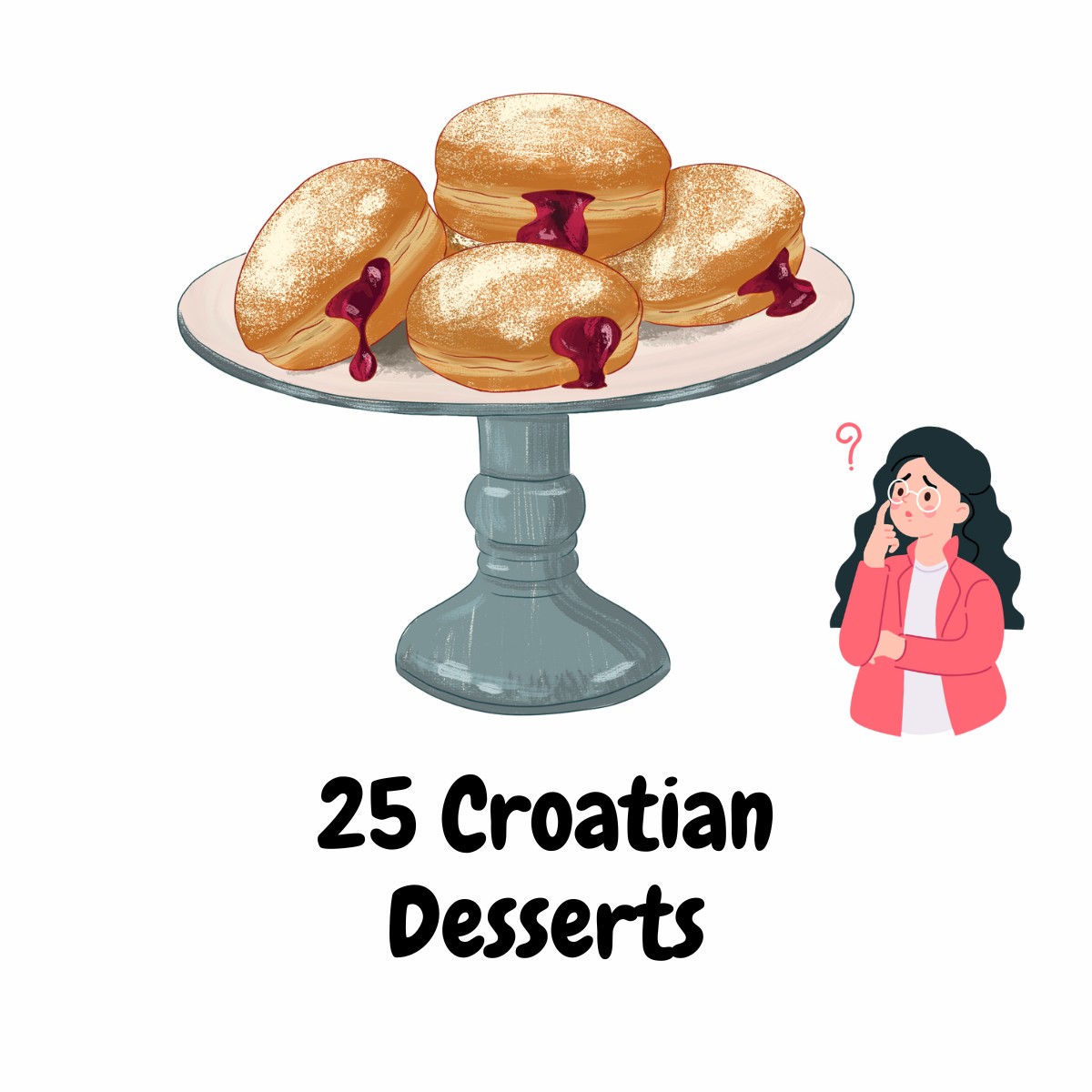 Croatian Desserts featured image | Girl Meets Food
